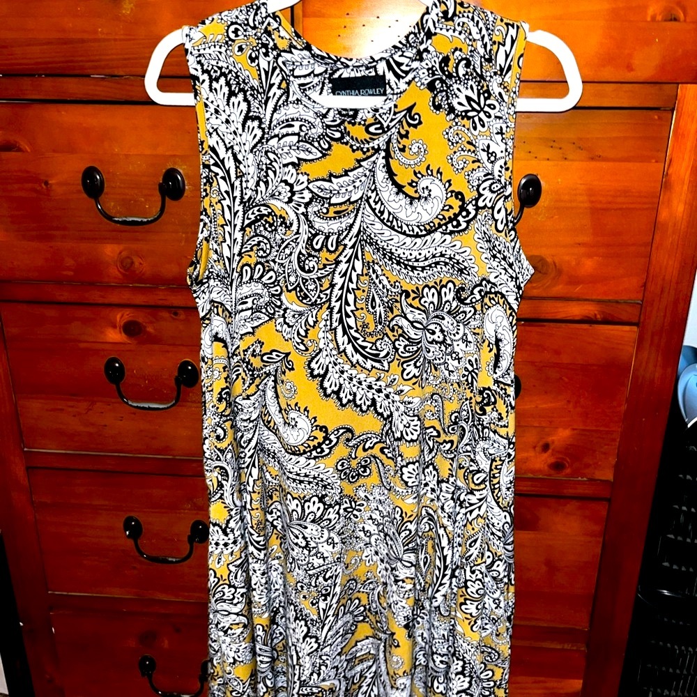 Cynthia Rowley Sleeveless Dress Sz L